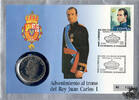Spanien Peso Numisbrief 1992 - König Juan Carlos I. -