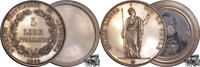 Italien 5 Lire 5 Lire 1848 M - Österreich/Mailand, Schraubtaler mit Daguerrotypie -