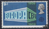 Grossbritannien Großbritannien 1969 ** - EUROPA, Tempelform -