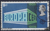 Grossbritannien Großbritannien 1969 o - EUROPA, Tempelform -