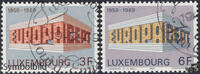 Luxemburg Luxemburg 1969 o - EUROPA Tempelform -