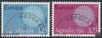 Unbekannt Jugoslawien 1970 o - EUROPA, Sonne -