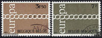 Belgien Belgien 1971 o - EUROPA, Brüderlichkeit -