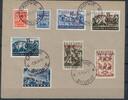 Deutsche Besetzung Mazedonien - u.a. Nr.7I und 8II Satzbrief -