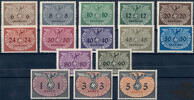 Generalgouvernement, Dienstmarken - Nr.1-15 ** -