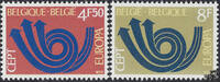 Belgien Belgien 1973 ** - EUROPA, Posthorn -