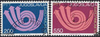 Unbekannt Jugoslawien 1973 o - EUROPA, Posthorn -