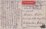 Beleg Deutsches Reich - Feldpost 1. Weltkrieg - siehe Scan -