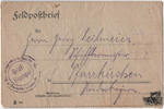 Beleg Deutsches Reich - Feldpost 1. Weltkrieg - siehe Scan -