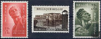 Belgien Belgien * 1954 - Einweihung des Denkmals zu Ehren der politischen Gefangenen in Breendonk - 2+1, 4+2, 9+4.50 Franc -
