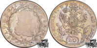 20 Kreuzer 1782 Kremnitz  20 Kreuzer 1782 B, Kremnitz/Österreich vz.