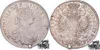 1/2 Taler 1761 Hall  1/2 Taler 1761 - Hall, gelocht f.vz.
