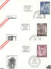 Österreich Österreich FDC 1977 - 2,50 S - 25 Jahre Wiedereröffnung des Stephansdoms (Stephansdom-Detailbilder) - Satz (3 W.) -