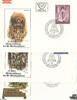 Österreich Österreich FDC 1977 - 2,50 S - 25 Jahre Wiedereröffnung des Stephansdoms (Stephansdom-Detailbilder) - Satz (3 W.) -