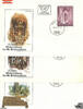 Österreich Österreich FDC 1977 - 2,50 S - 25 Jahre Wiedereröffnung des Stephansdoms (Stephansdom-Detailbilder) - Satz (3 W.) -