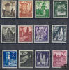 Generalgouvernement 1940 - Freimarken Nr.40-51 **, Bauwerke -