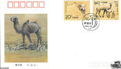 China 1993 FDC - Wildkamele -