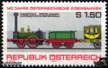 Österreich Österreich ** 1977 - 1,50 S - 140 Jahre Österreichische Eisenbahnen -