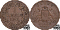 Deutschland 1 Kreuzer 1 Kreuzer 1865 - Baden -