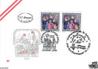 Österreich FDC 2000 , ATS 7,00 - Kirchleintragen - E.-K. SStp. 1150 Wien, 9135 Eisenkappel -