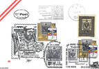 Österreich FDC 2000 , ATS 7,00 - 150 Jahre Österreichische Briefmarke - E.-K. SStp. 1150 Wien, 1450 Wien-Austria Center, 5230 -