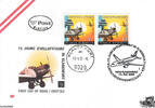 Österreich FDC 2000 , ATS 7,00 - Zivilluftfahrt - E.-K. SStp. 9010 Klagenfurt, OT.Stp. 9020 Klagenfurt -