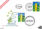 Österreich FDC 2000 , ATS 7,00 - Europa 2000 - E.-K. SStp. 1150 Wien, F.-67 Strasbourg -