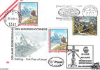 Österreich FDC 2000 , ATS 7,00 - Großglockner - E.-K. SStp. 9844 Heiligenblut, OT.Stp. 5541 Altenmarkt im Pongau, W.Stp. 9844 H -