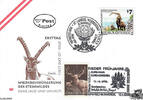 Österreich FDC 2000 , ATS 7,00 - Steinwild - E.-K. SStp. 5010 Salzburg, 4910 Ried im Innkreis -