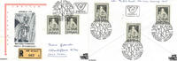 Österreich Österreich FDC 1980 - 2,50 S - Kongress der benedikt. Orden Österreichs - Reko - Kombination -
