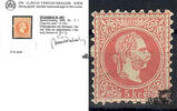 Österreich 1867 * - 5 Kreuzer - rosa - mit Attest: Dr. Ferchenbauer -