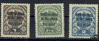 Österreich 1921 ** - Wappenzeichnungen - Salzburger Volksabstimmung - Aufdruck -