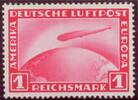 Deutsches Reich 1931 **, 1 Reichsmark - Zeppelin -