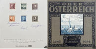 Österreich Österreich 1924 - Lokalausgabe Linz, Domweih-Festmarken ohne Aufdruck in Mappe, auf Japanpapier, Auflage: 500 Stück, ungezähnt -