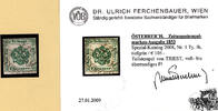 Österreich Zeitungsstempelmarke 1853 o - 2 Kreuzer - Doppeladler - Nr. 1 Typ I b -