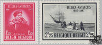 Belgien Belgien 1947 ** - 50. Jahrestag der belgischen Antarktis-Expedition von 1897 -