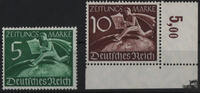 Deutsches Reich - Nr. Z 738 o Auslands-Zeitungsmarken Zeitungsbote -