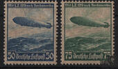 Deutsches Reich - Nr. 606 X ** Flugpostmarken: Fahrten des Luftschiffs Hindenburg -