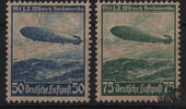 Deutsches Reich - Nr. 606 X o Flugpostmarken: Fahrten des Luftschiffs Hindenburg -