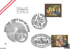 Österreich Österreich 2002 - FDC, 2,03 € - Stift Lilienfeld - E.-K. SStp. 3180 Lilienfeld (2002) und 3180 Lilienfeld (2001) -