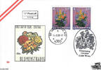 Österreich Österreich 2002 FDC - € 0,87 - Blumenstrauß - E.-K. SStp. 1150 Wien und OT.Stp. 4300 St. Valentin -