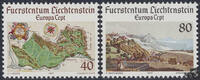 Liechtenstein Liechtenstein 1977 ** - EUROPA, Landschaften -