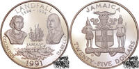 Jamaika  25 Dollar 1991 - Jamaica, Columbus PP