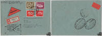 3. Reich - Nr. 795 u.a., Nachnahme R-Brief ab Breslau, rs. Ankunftsstempel -