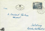 Österreich Österreich Brief 1953 - 1,50 Schilling - 150 Jahre Linzer Landestheater -