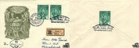 Österreich Österreich 1950 Brief - 60 + 15 Gr - Tag der Briefmarke - Kombination - Reko -