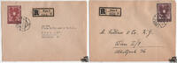 Österreich - Nr. 733-38 Wappenzeichnung, Russ. Besatzungszone 1945 -