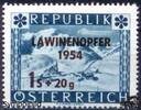 Österreich Österreich 1954 ** - 1 S + 20 Gr - Lawinenopfer -
