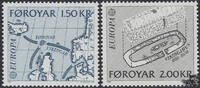 Dänemark Färöer 1982 ** - EUROPA, hist. Ereignisse -