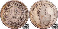 1 Franken 1880 B - Schweiz f.ss.-ss